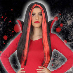 Perruque pour Halloween Rouge