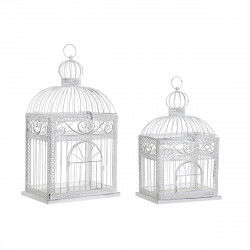 Cage DKD Home Decor Blanc...