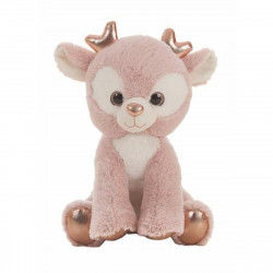Fluffy toy Reindeer Pink 34 cm