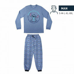 Pijama Stitch Hombre Azul...