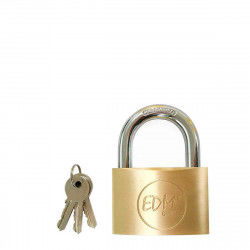 Key padlock EDM Bow Brass...