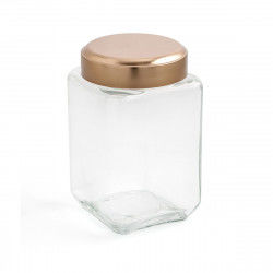 Jar Quid B&w Copper Glass...
