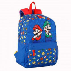 School Bag Super Mario Blue...