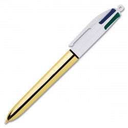 Pen Bic Wit Gouden (12...