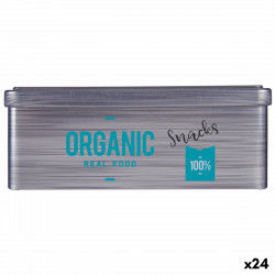 Tin Organic Snacks Grey Tin...