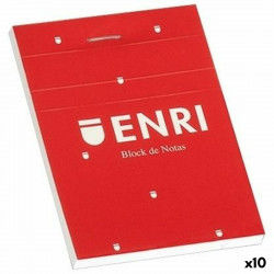 Bloc de Notes ENRI Rouge A6...
