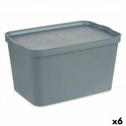 Storage Box with Lid Grey...