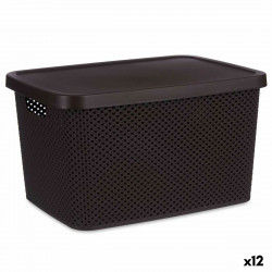Storage Box with Lid Brown...
