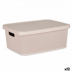 Storage Box with Lid Pink...