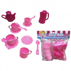Coffee Set Pink Plastic Toy...
