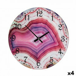 Wall Clock Marble Pink...