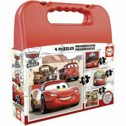 4-Puzzle Set Cars On the...