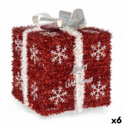Gift Box White Red Silver...