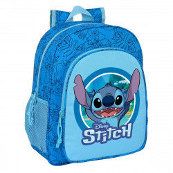 Mochila Escolar Stitch Azul...