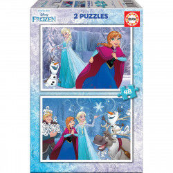 Set de 2 Puzzles   Frozen...