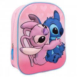 3D School Bag Stitch Pink...