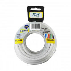 Câble EDM 2 x 1 mm Blanc 5 m
