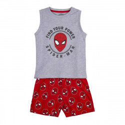 Pyjama D'Été Spider-Man Gris
