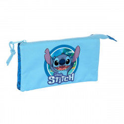 Estuche Escolar Stitch Azul...